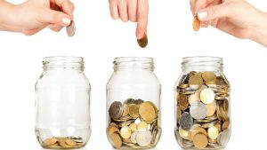 Donation jars for support