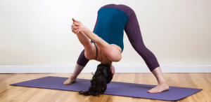 Wide Leg Forward Bend with Shoulder Stretch