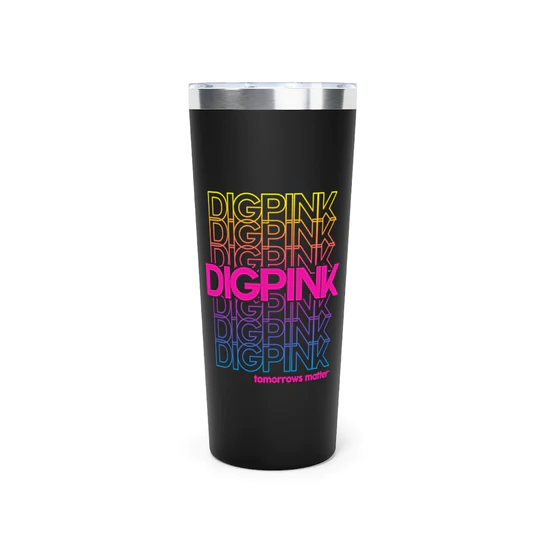 Dig Pink Repeater Coffee Tumbler